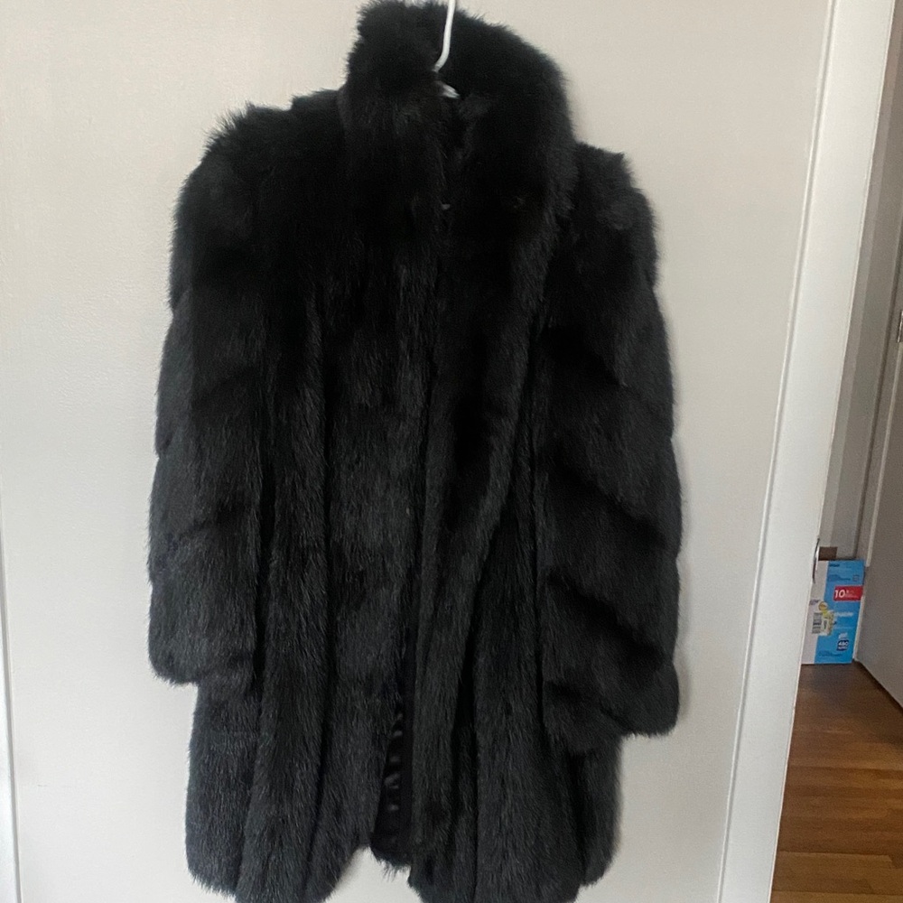 Chic Black Teddy Jacket